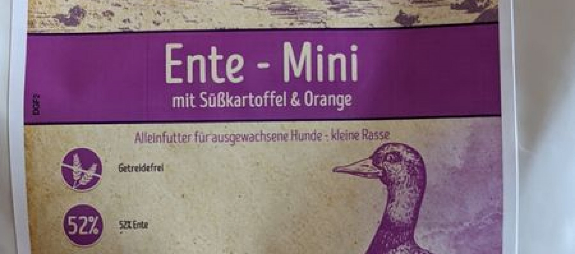 Ente - Mini mit Süßkartoffel & Orange